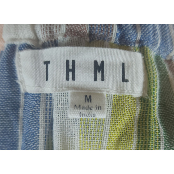 NWT THHL Multicolor Striped Tassel Maxi Sundress Raffle Size Medium - Picture 6 of 7